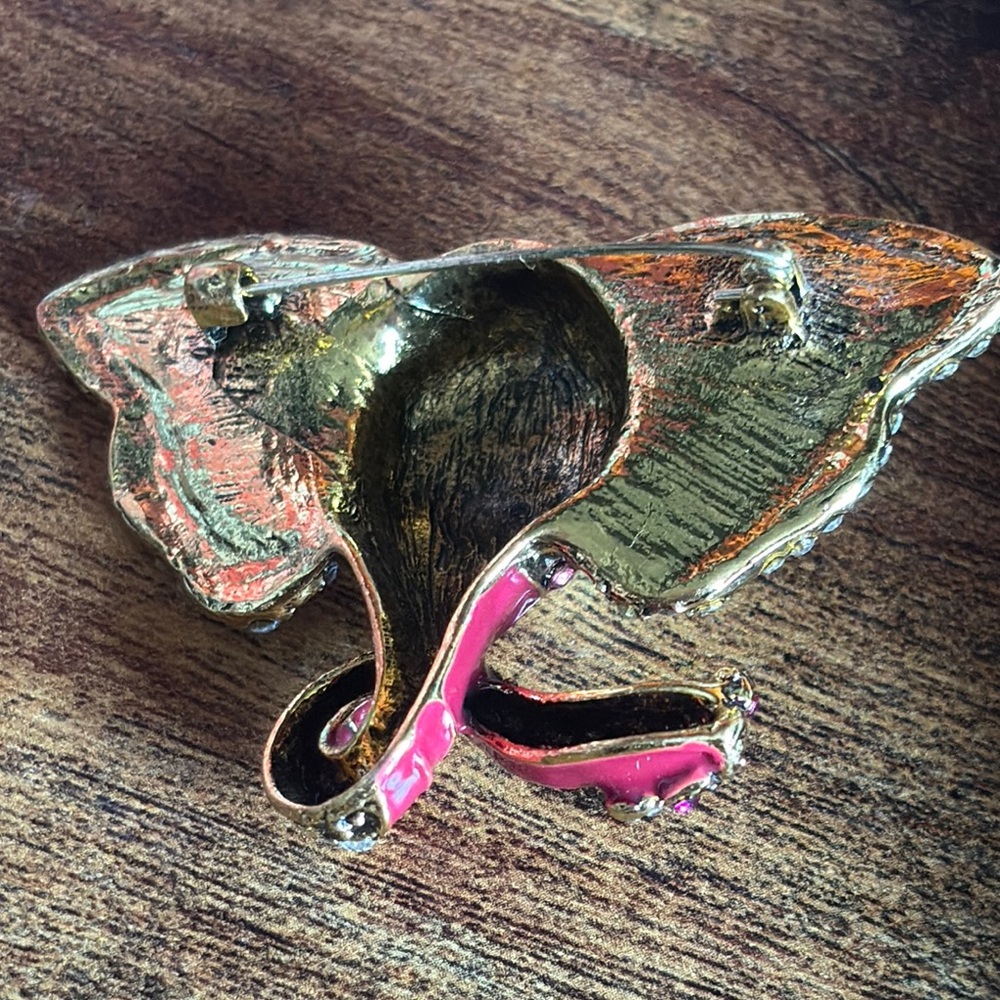 Colorful Elephant Brooch - Picture 6 of 8